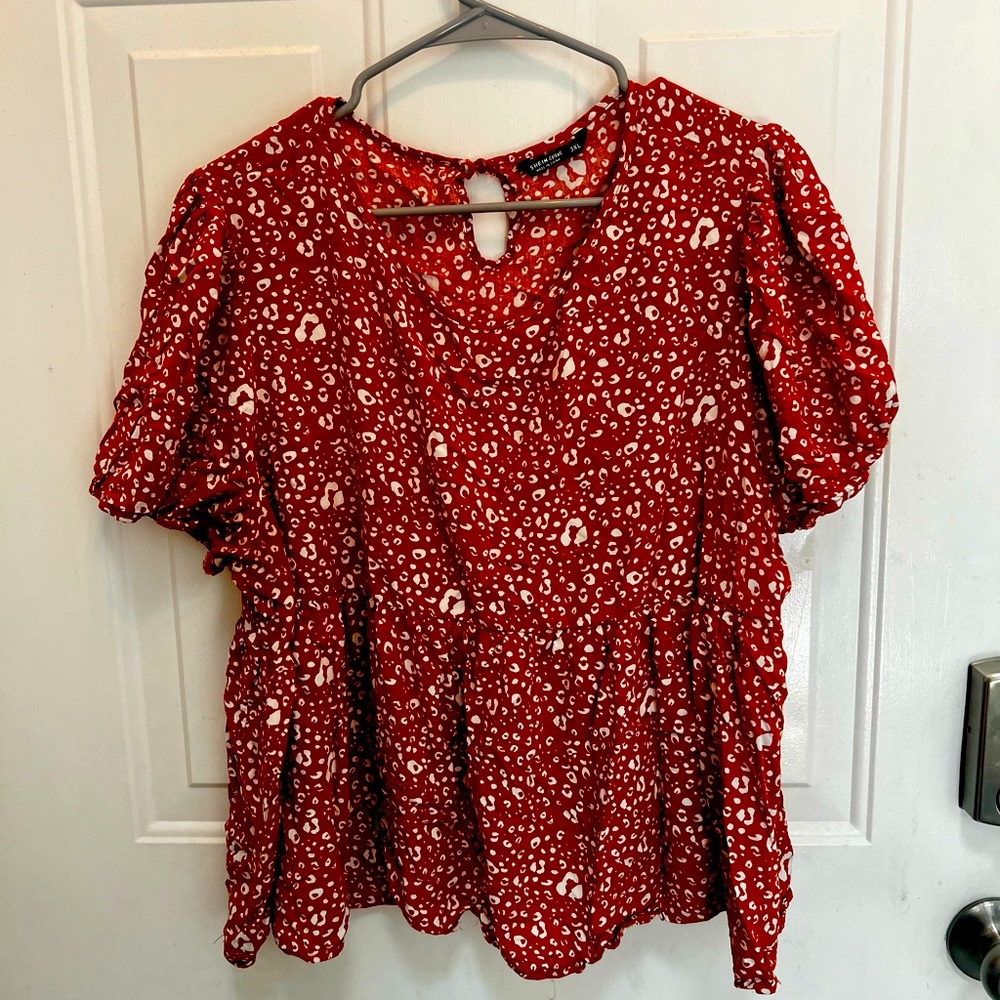 SHEIN cheetah top